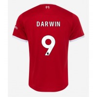 Liverpool Darwin Nunez #9 Domáci futbalový dres 2023-24 Krátky Rukáv